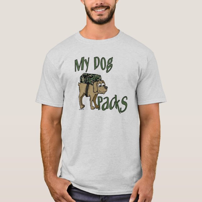 Camiseta Perro del campamento (Anverso)