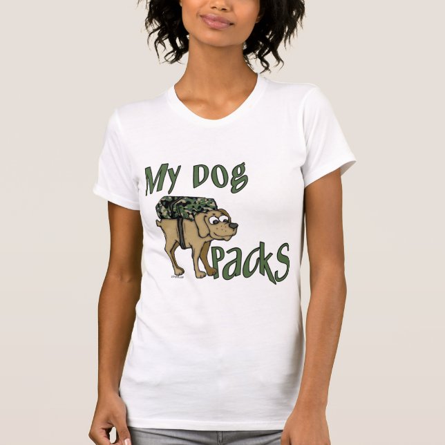 Camiseta Perro del campamento (Anverso)