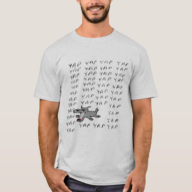 Camiseta Perro del descortezamiento (Anverso)