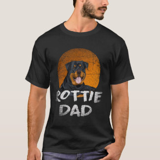Camiseta Perro del Día del Padre Regalo Rottweiler