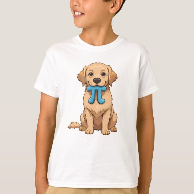 Camiseta Perro Del Día Pi Con Símbolo Pi | Feliz Día Pi Mat (Anverso)