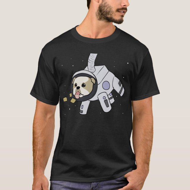 Camiseta Perro del espacio (Anverso)