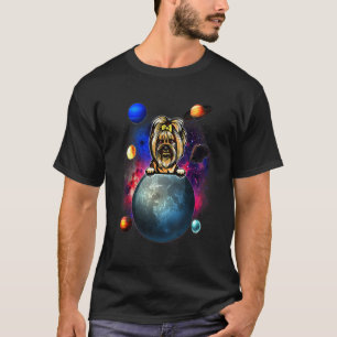 Camiseta Perro del espacio de cachorros de Yorkshire Terrie