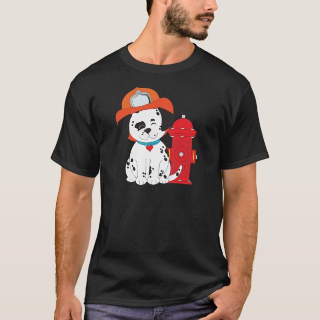 Camiseta Perro del fuego de Dalmation (Anverso)