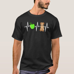 Camiseta Perro del latido del Apple Norfolk Terrier