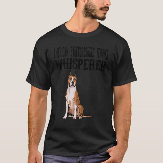 Camiseta Perro del norteamericano Staffordshire Terrier Wis (Anverso)