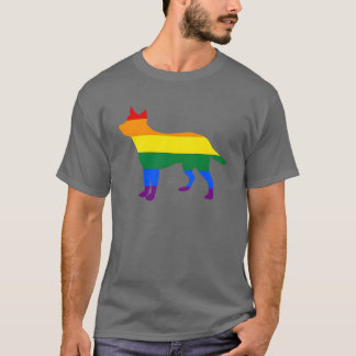 Camiseta Perro del Orgullo Gay Ganado Australiano Perro Ban