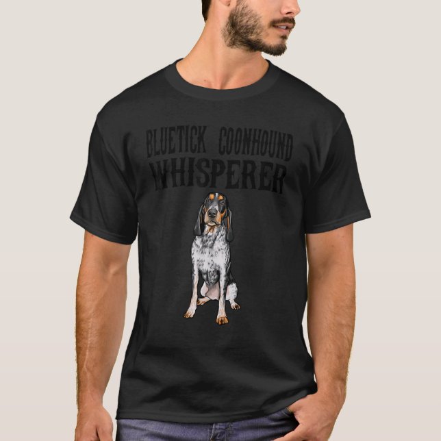 Camiseta Perro del sabueso del atún rojo Wisperer (Anverso)