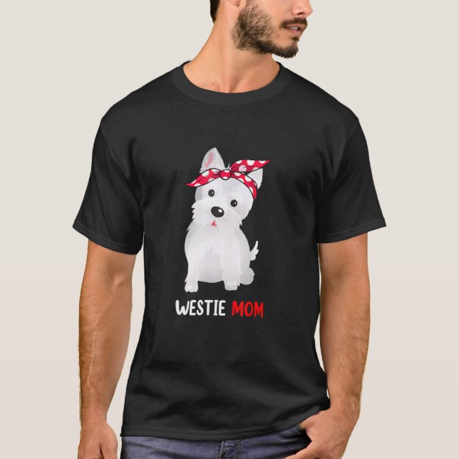 Camiseta Perro del Terrier Blanco de West Highland (Anverso)