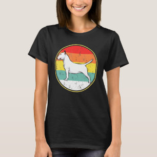 Camiseta Perro del Terrier del Toro del Sol Retro Vintage
