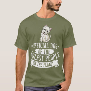 Camiseta Perro del Territorio del Oeste de Highland