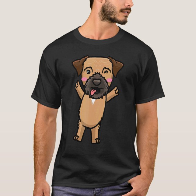 Camiseta Perro del territorio fronterizo (Anverso)