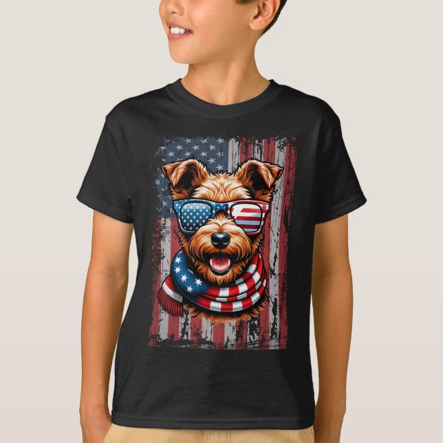 Camiseta Perro Del Territorio Galés Que Pertenece A La Band (Anverso)