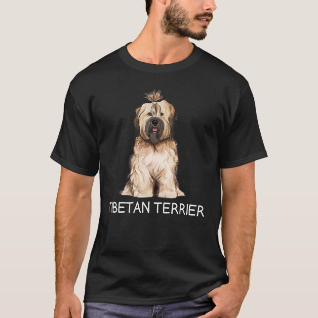 Camiseta Perro del territorio tibetano (Anverso)