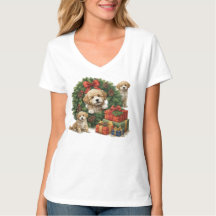 Perro del Tiempo de Navidad