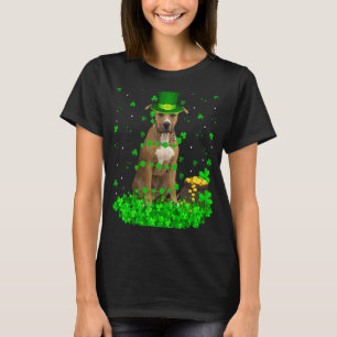 Camiseta Perro del toro del pasto del Staffordshire en Irla