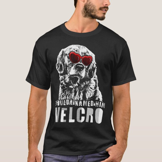 Camiseta Perro del Velcro Golden Retriever (Anverso)