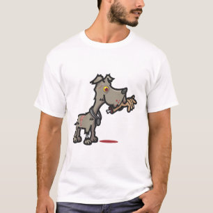 Camiseta Perro del zombi