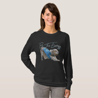 Camiseta Perro descendente del yoga - Sea la cita energétic