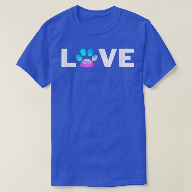 Camiseta Perro Día del Amor Perro de la ropa de perro de la (Diseño del anverso)