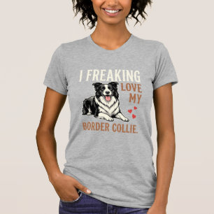 Camiseta Perro Divertido Border Collie Amor