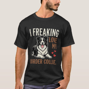 Camiseta Perro Divertido Border Collie Amor