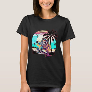 Camiseta Perro Divertido Bulldog Francés Monopatín Patineta