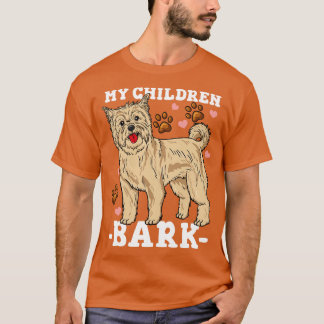 Camiseta Perro divertido de Cairn Terrier Papá Mamá Dueño