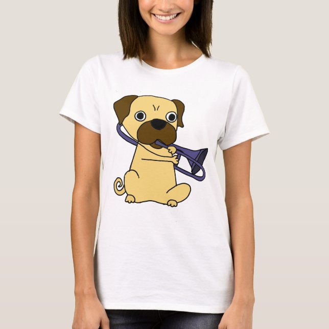 Camiseta Perro divertido del barro amasado que juega el (Anverso)