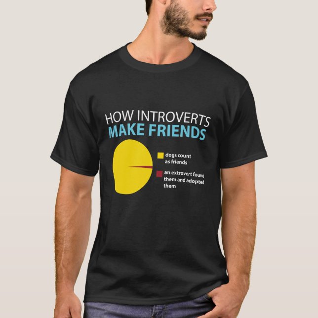 Camiseta Perro divertido del gráfico de sectores del (Anverso)