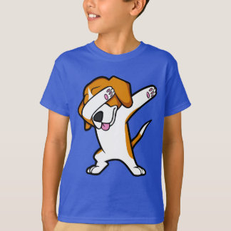 Camiseta Perro divertido divertido del lenguado de la danza