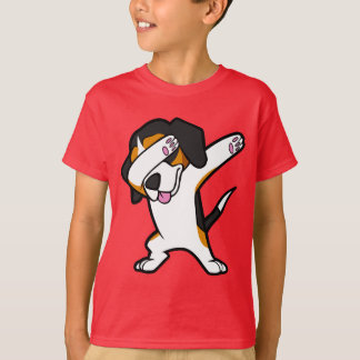 Camiseta Perro divertido divertido del lenguado de la danza