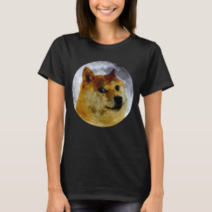 Camiseta Perro divertido Dogecoin Luna Doge Hodl a la Luna