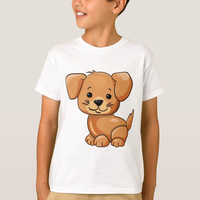 Camiseta Perro divertido e inteligente (Anverso)