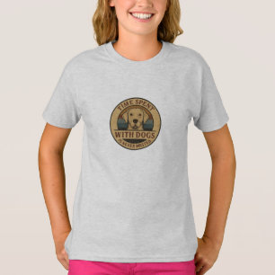 Camiseta Perro Divertido – El tiempo pasado con perros nunc