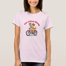 **Perro Divertido en Bicicleta – Perro Adorable Mo