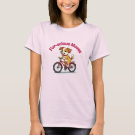 Camiseta **Perro Divertido en Bicicleta – Perro Adorable Mo