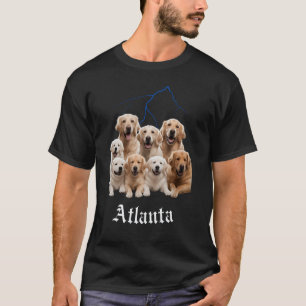 Camiseta Perro Divertido Golden Retriever Bootleg Atlanta G