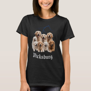 Camiseta Perro Divertido Golden Retriever Contrabando Vicks