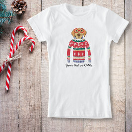 Camiseta Perro divertido llevando gafas, Navidades feos sué