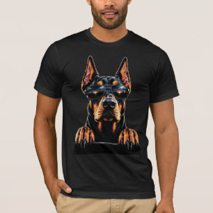 Camiseta Perro Doberman