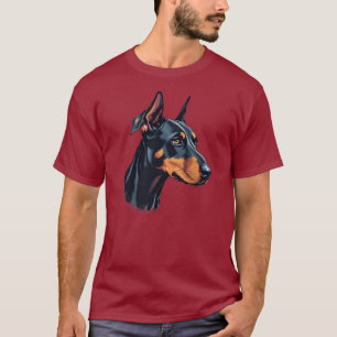 Camiseta Perro Doberman