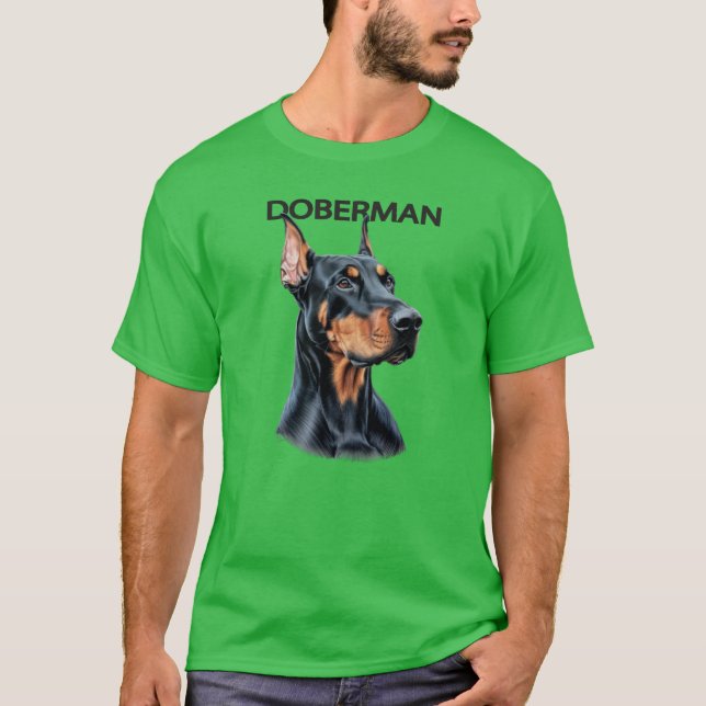 Camiseta Perro Doberman (Anverso)