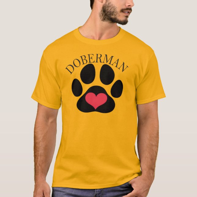 Camiseta Perro Doberman (Anverso)