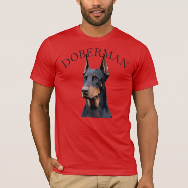 Camiseta Perro Doberman (Anverso)