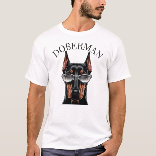 Camiseta Perro Doberman (Anverso)