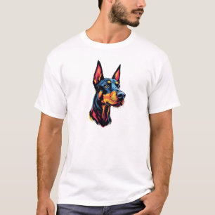 Camiseta Perro Doberman