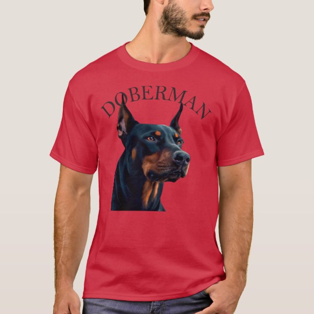 Camiseta Perro Doberman (Anverso)