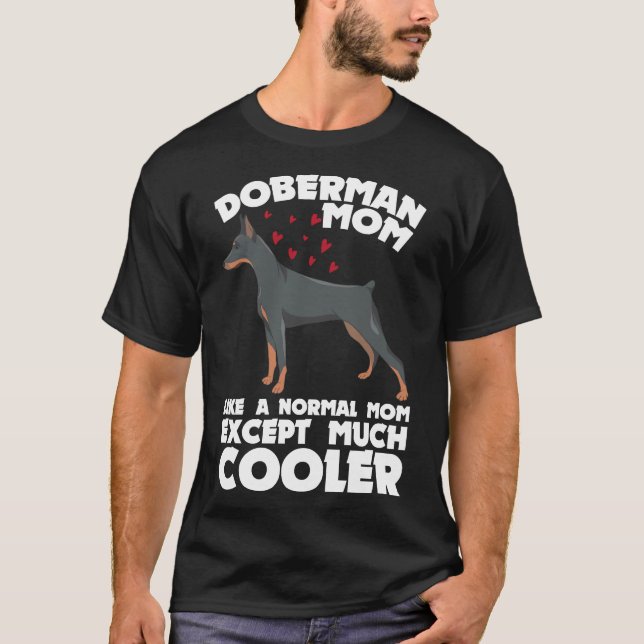 Camiseta Perro Doberman 1002 (Anverso)