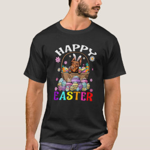 Camiseta Perro Doberman Feliz Pascua de Abundantes